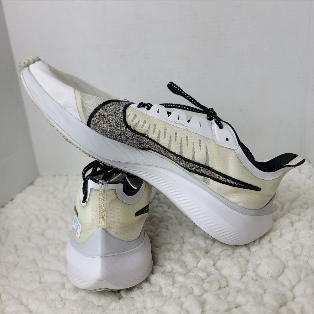 Nike Zoom Gravity Running Shoes White Multi Color US 10.5 EU 44.5 BQ3202-101. - Picture 6 of 10